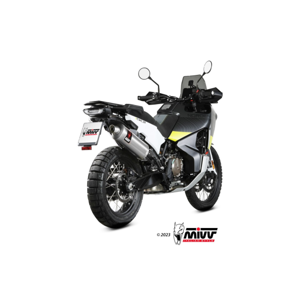 MIVV-SLIP-ON DAKAR - Edelstahl für HUSQVARNA - NORDEN 901 BJ. 2022 > 2025 - HU.002.LEKX