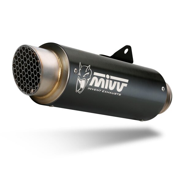 MIVV Auspuff - SLIP-ON - GPpro - BLACK fr KAWASAKI Z125 Bj. 2019 > 2023 - K.048.LXBP
