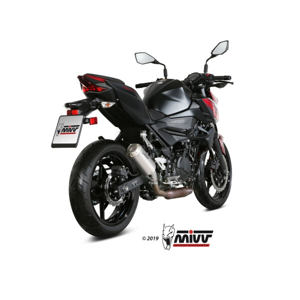 MIVV Auspuff - SLIP-ON - MK3 - EDELSTAHL fr KAWASAKI Z400 Bj. 2019 > 2023 - K.047.SM3X