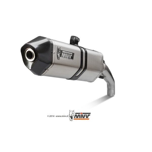 MIVV Auspuff - Komplettanlage 4x2x1 - SPEED EDGE - EDELSTAHL fr KAWASAKI ZX-6 R Bj. 2009 > 2016 - X.KA.0001.SRX