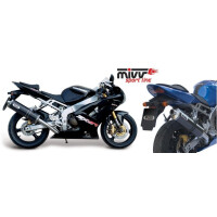MIVV Auspuff - SLIP-ON - OVAL - EDELSTAHL fr KAWASAKI...