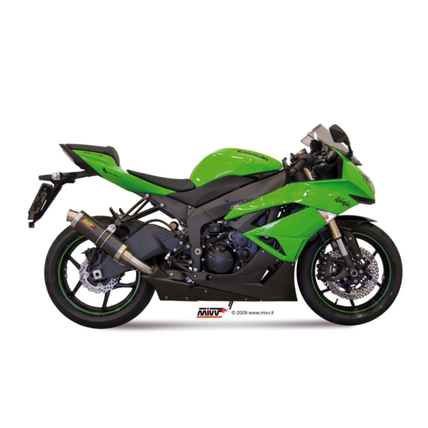 MIVV-SLIP-ON GP - Carbon für KAWASAKI - ZX-6 R 636 BJ. 2013 > 2016 - K.022.L2S