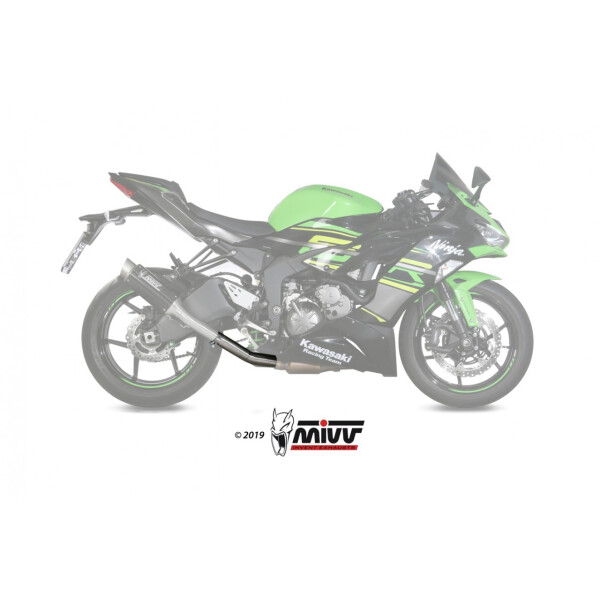 MIVV Auspuff - Kat-Ersatzrohr, kompatibel mit MIVV und Original Auspuff - - - - fr KAWASAKI ZX-6 R 636 Bj. 2019 > 2020 - K.050.C1