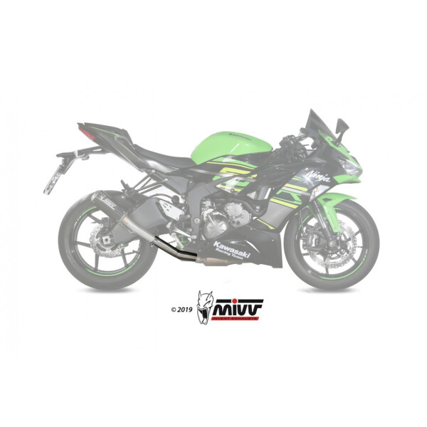MIVV Auspuff - Kat-Ersatzrohr, kompatibel mit MIVV und Original Auspuff - - - - fr KAWASAKI ZX-6 R 636 Bj. 2019 > 2020 - K.050.C1