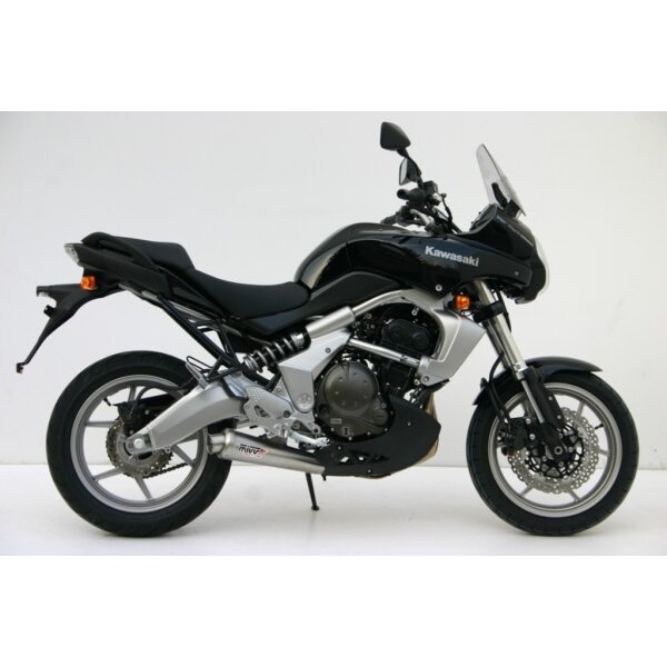 MIVV Auspuff - SLIP-ON - X-cone - EDELSTAHL fr KAWASAKI ER-6n / f Bj. 2005 > 2011 - K.015.LC3