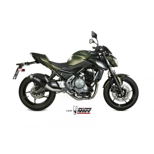 MIVV Auspuff - Komplettanlage 2x1 - GPpro - CARBON fr KAWASAKI NINJA 650 Bj. 2017 > 2023 - K.044.L2P