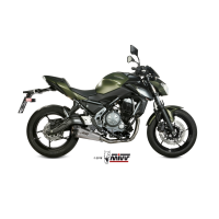 MIVV-KOMPLETTANLAGE 2x1 DELTA RACE - Edelstahl für KAWASAKI - NINJA 650 BJ. 2017 > 2023 - K.044.LDRX