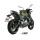 MIVV-KOMPLETTANLAGE 2x1 DELTA RACE - Edelstahl für KAWASAKI - NINJA 650 BJ. 2017 > 2023 - K.044.LDRX