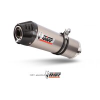 MIVV Auspuff - Komplettanlage 2x1 - OVAL - TITAN mit...