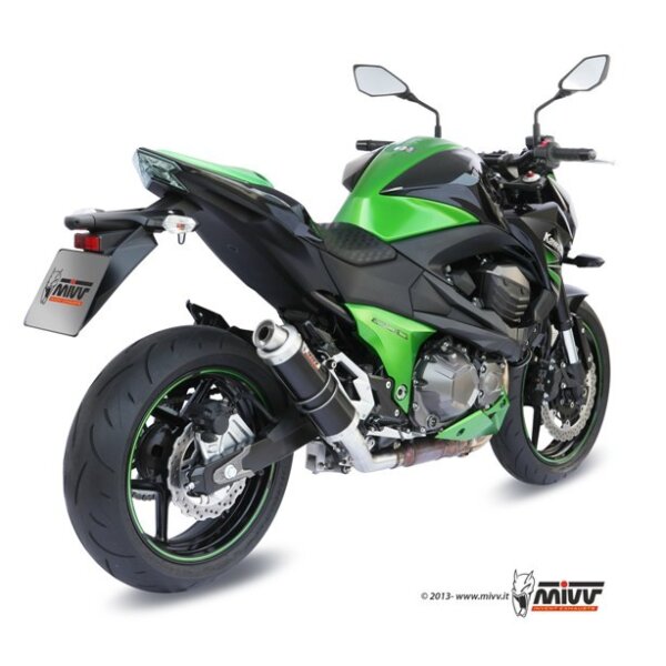 MIVV Auspuff - SLIP-ON - GP - BLACK fr KAWASAKI Z800 Bj. 2013 > 2016 - K.032.LXB
