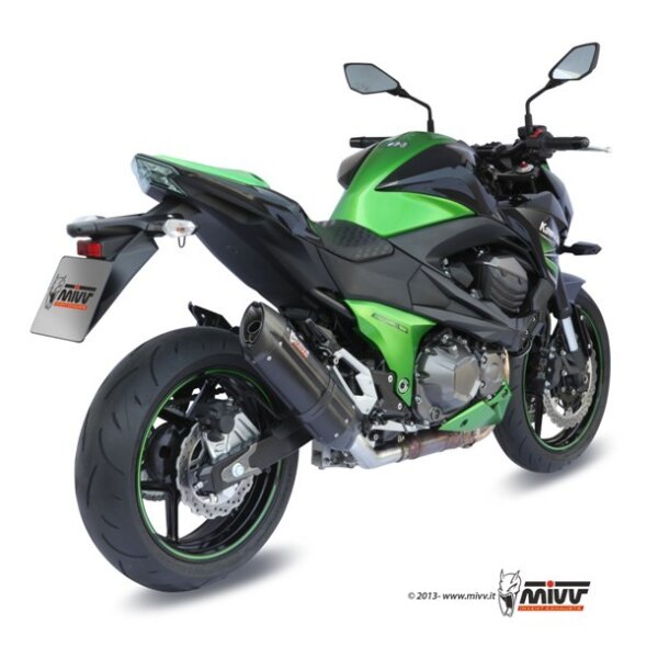 MIVV Auspuff - SLIP-ON - SUONO - BLACK fr KAWASAKI Z800 Bj. 2013 > 2016 - K.032.L9