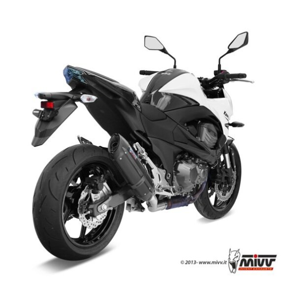 MIVV Auspuff - SLIP-ON - SUONO - BLACK fr KAWASAKI Z800 E Bj. 2013 > 2016 - K.035.L9
