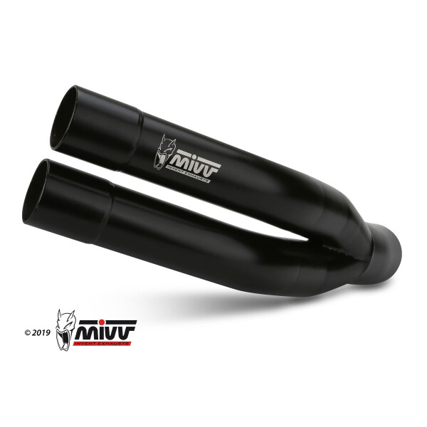 MIVV Auspuff - SLIP-ON - DOUBLE GUN - BLACK fr KAWASAKI Z900 Bj. 2020 > 2023 - K.052.SDGB