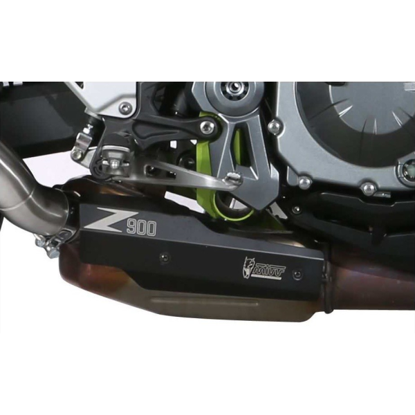 MIVV-Optionales schwarzes Edelstahl-Hitzeschutzschild  -  für KAWASAKI - Z900 BJ. 2017 > 2019 - 50.CR.037.0