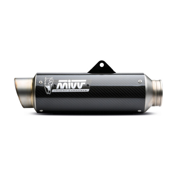 MIVV Auspuff - SLIP-ON - GPpro - CARBON fr KAWASAKI Z900 A2 (35 KW / 70 KW) Bj. 2017 > 2023 - K.045.L2P