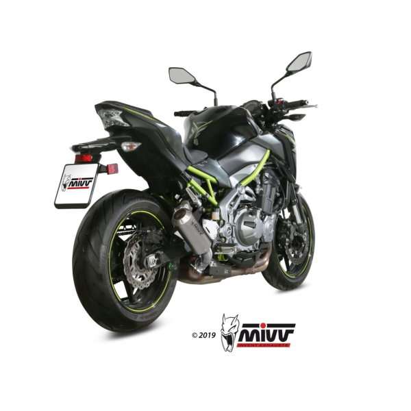 MIVV-SLIP-ON - MK3 - Edelstahl für KAWASAKI - Z900 A2 (35 KW / 70 KW) BJ. 2017 > 2025 - K.056.LM3X