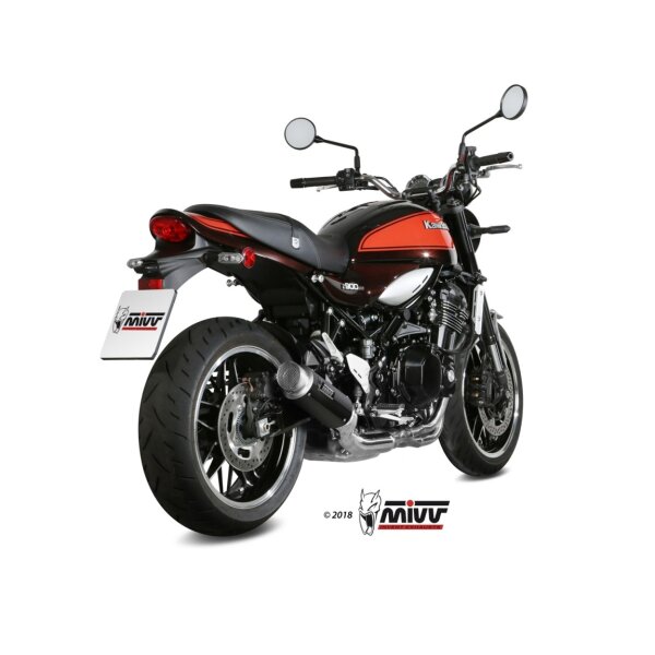 MIVV Auspuff - SLIP-ON - GPpro - CARBON fr KAWASAKI Z900 RS Bj. 2018 > 2023 - K.046.L2P