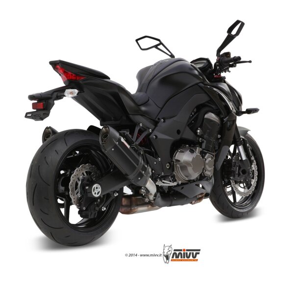 MIVV Auspuff - 2 SLIP-ON - SUONO - BLACK fr KAWASAKI Z1000 / Z1000 R EDITION Bj. 2014 > 2020 - K.039.L9