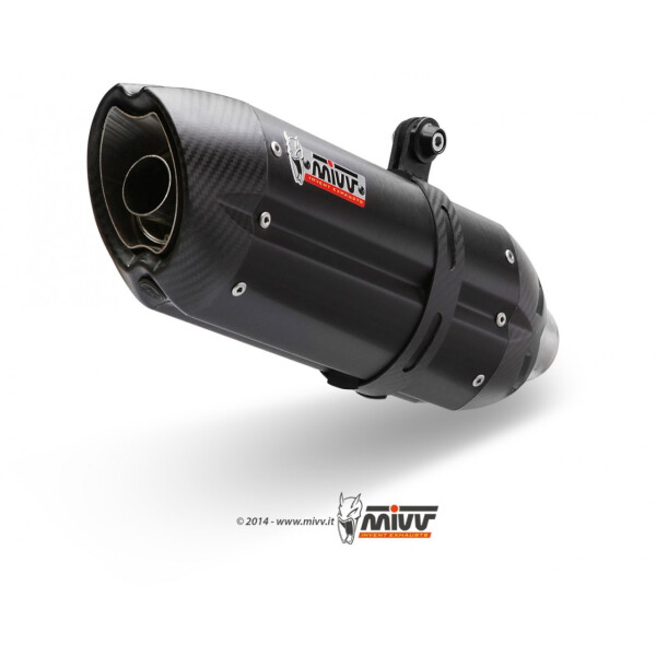 MIVV Auspuff - SLIP-ON - SUONO - BLACK fr KAWASAKI ZX-10 R / RR / SE Bj. 2016 > 2023 - K.042.L9