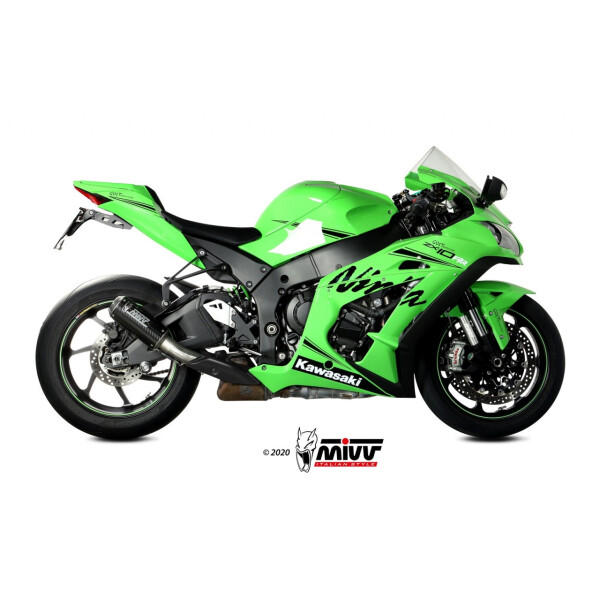 MIVV Auspuff - SLIP-ON - MK3 - CARBON fr KAWASAKI ZX-10 R / RR / SE Bj. 2016 > 2023 - K.042.LM3C