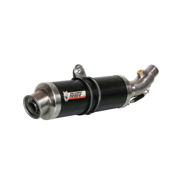 MIVV Auspuff - Komplettanlage 1x1 - GP - CARBON fr KTM 125 DUKE Bj. 2011 > 2016 - KT.009.L2S
