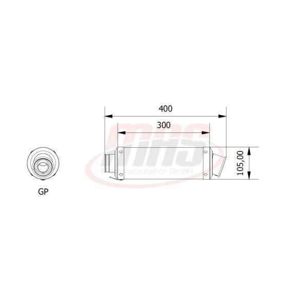 MIVV Auspuff - Komplettanlage 1x1 - GP - CARBON für KTM 125 DUKE Bj. 2011 > 2016 - KT.009.L2S