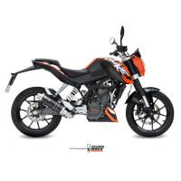 MIVV Auspuff - Komplettanlage 1x1 - GP - BLACK fr KTM...