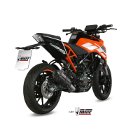 MIVV-SLIP-ON SUONO - Edelstahl Schwarz für KTM - RC 125 BJ. 2017 > 2020 - KT.019.L9
