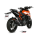 MIVV-SLIP-ON SUONO - Edelstahl Schwarz für KTM - RC 125 BJ. 2017 > 2020 - KT.019.L9