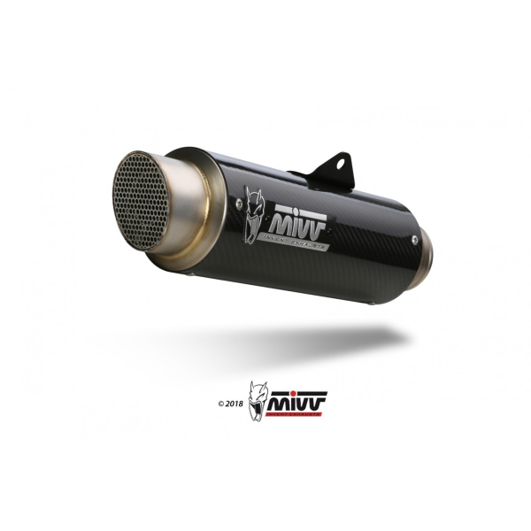 MIVV-SLIP-ON GPpro - Carbon für KTM - RC 125 BJ. 2017 > 2020 - KT.019.L2P