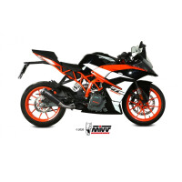MIVV Auspuff - SLIP-ON - X-M1 - BLACK fr KTM RC 125 Bj....