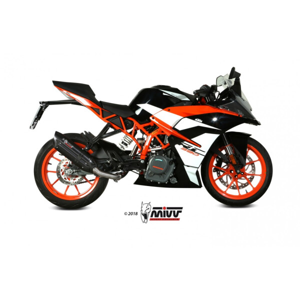MIVV Auspuff - Kat-Ersatzrohr, kompatibel mit MIVV und Original Auspuff - - - - fr KTM RC 125 Bj. 2017 > 2020 - KT.019.C2