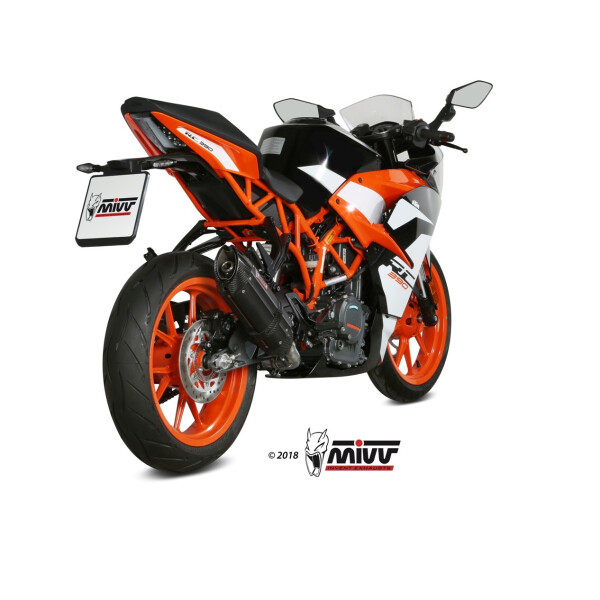 MIVV Auspuff - Kat-Ersatzrohr, kompatibel mit MIVV und Original Auspuff - - - - fr KTM RC 125 Bj. 2017 > 2020 - KT.019.C2