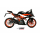 MIVV-SLIP-ON X-M1 - Edelstahl Schwarz für KTM - 125 DUKE BJ. 2017 > 2020 - KT.019.LC4B