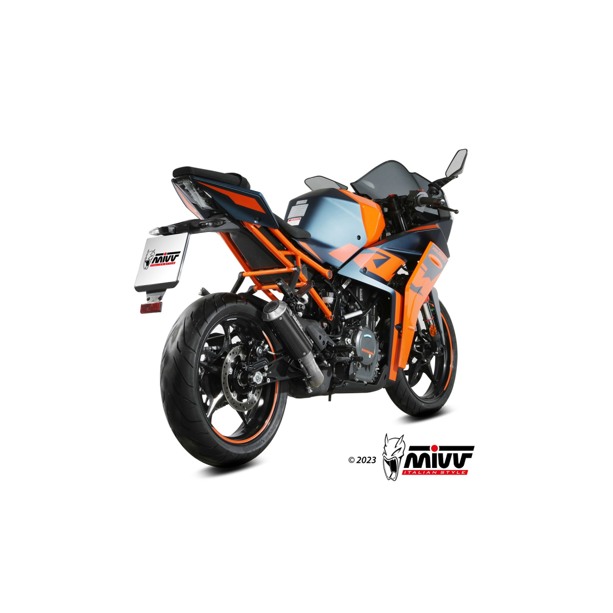 Coppia Terminali Mivv Mk3 Carbonio Ducati Hypermotard 950 Sp 2021 2024 8051012036879