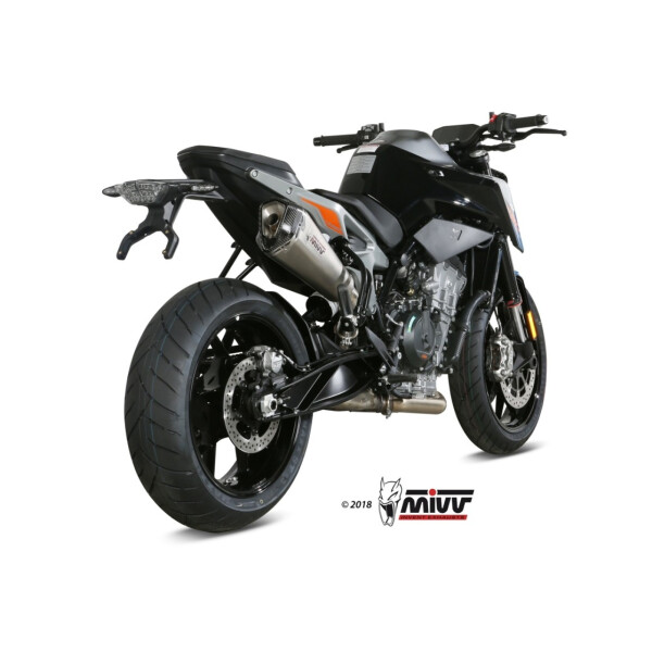 MIVV Auspuff - SLIP-ON - DELTA RACE - EDELSTAHL fr KTM 790 DUKE Bj. 2018 > 2020 - KT.020.LDRX