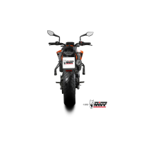 MIVV-SLIP-ON - XM5 - Edelstahl Schwarz für KTM - 790 DUKE BJ. 2018 > 2020 - KT.020.LC5B
