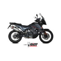 MIVV-SLIP-ON DAKAR - Edelstahl für KTM - 890 ADVENTURE / R BJ. 2020 > 2025 - KT.021.LEKX