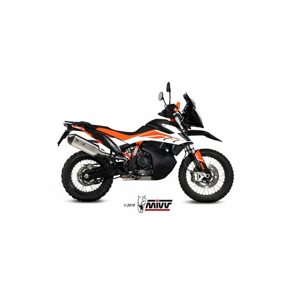 MIVV Auspuff - SLIP-ON - SPEED EDGE - EDELSTAHL fr KTM 890 SMT Bj. 2023 > 2023 - KT.021.LRX