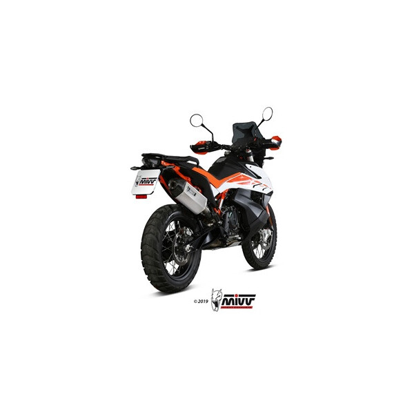 MIVV Auspuff - SLIP-ON - SPEED EDGE - EDELSTAHL fr KTM 890 SMT Bj. 2023 > 2023 - KT.021.LRX