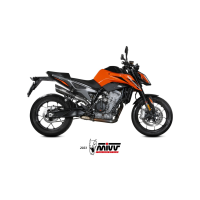 MIVV-SLIP-ON XM5 - Edelstahl Schwarz für KTM - 890 DUKE BJ. 2020 > 2024 - KT.020.LC5B