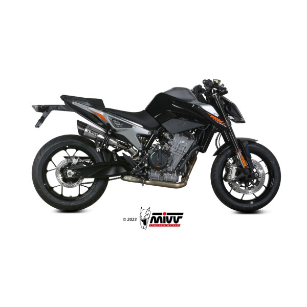 MIVV Auspuff - SLIP-ON - X-M5 - TITAN fr KTM 890 DUKE Bj. 2020 > 2023 - KT.020.LC5T