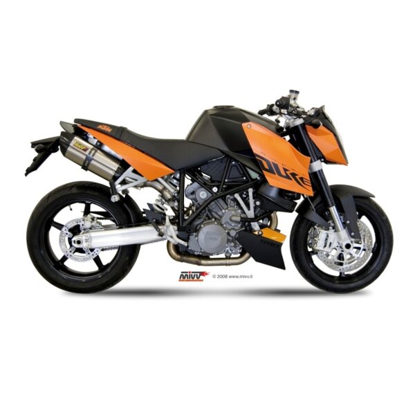 MIVV Auspuff - 2 SLIP-ON - SUONO - EDELSTAHL fr KTM 990 SUPERDUKE Bj. 2005 > 2011 - KT.002.L7
