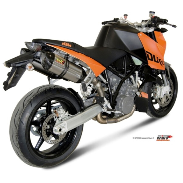 MIVV Auspuff - 2 SLIP-ON - SUONO - EDELSTAHL fr KTM 990 SUPERDUKE Bj. 2005 > 2011 - KT.002.L7