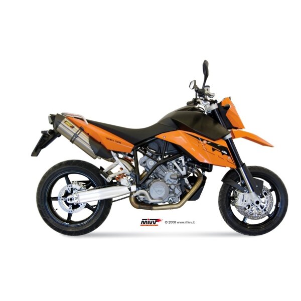 MIVV Auspuff - 2 BOLT-ON - SUONO - EDELSTAHL für KTM 990...