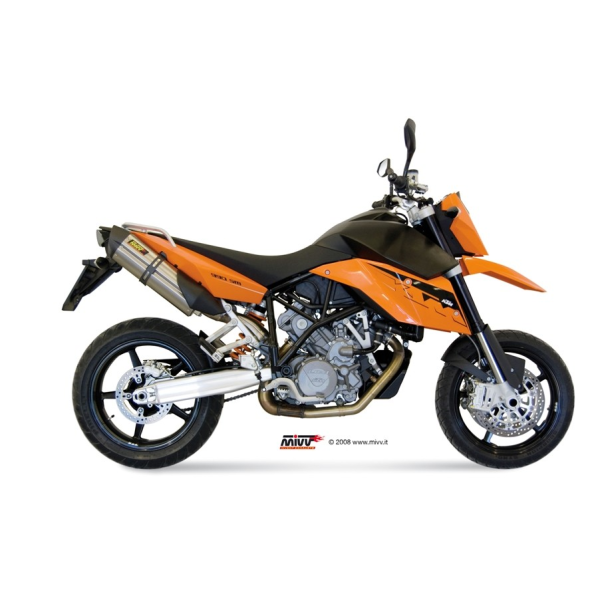 MIVV-2 BOLT-ON SUONO - Edelstahl für KTM - 990 SUPERMOTO R BJ. 2007 > 2013 - KT.005.L7