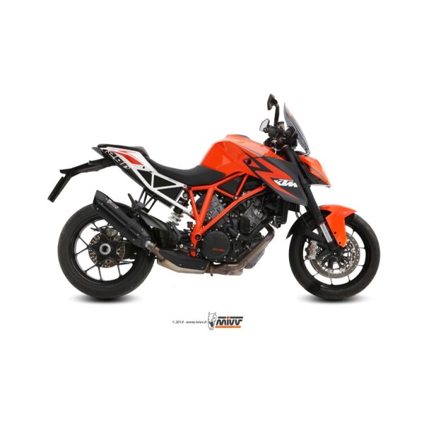 MIVV Auspuff - SLIP-ON - SUONO - BLACK fr KTM 1290 SUPERDUKE Bj. 2014 > 2019 - KT.014.L9