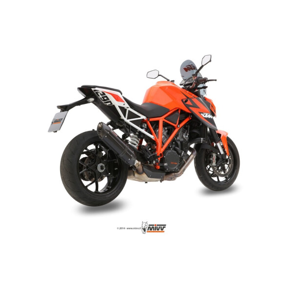 MIVV Auspuff - SLIP-ON - SUONO - BLACK fr KTM 1290 SUPERDUKE Bj. 2014 > 2019 - KT.014.L9