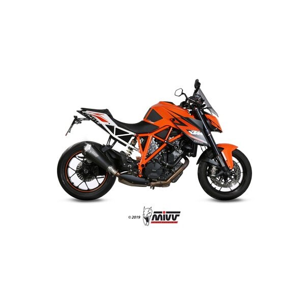 MIVV Auspuff - SLIP-ON - DELTA RACE - BLACK fr KTM 1290 SUPERDUKE Bj. 2014 > 2019 - KT.014.LDRB