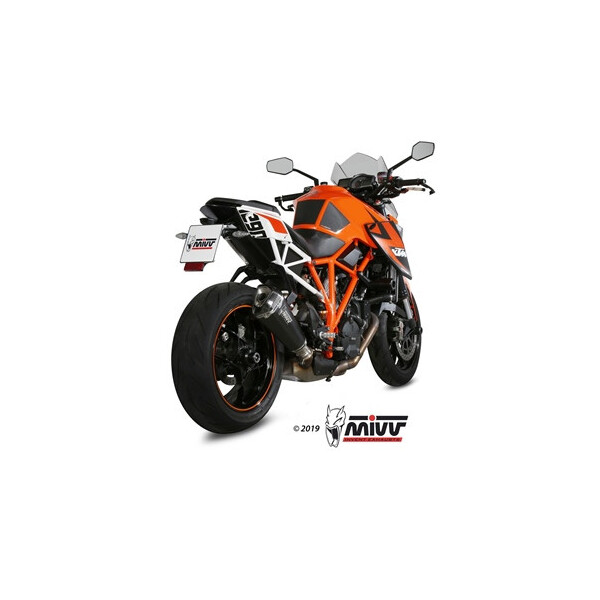 MIVV Auspuff - SLIP-ON - DELTA RACE - BLACK fr KTM 1290 SUPERDUKE Bj. 2014 > 2019 - KT.014.LDRB